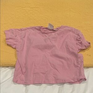 Zara Pink Short Sleeve Kids Tee